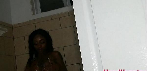  Harmony cage sexy shower fuck with BBC